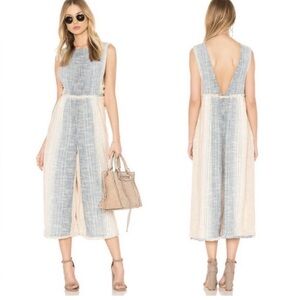 Free People Moab stripe cotton Jumpsuit